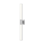 Sonneman Planes Bright Satin Aluminum 2.5W x 32H Wall Sconce