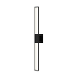 Sonneman Planes SATIN BLACK 2.5W x 32H Wall Sconce