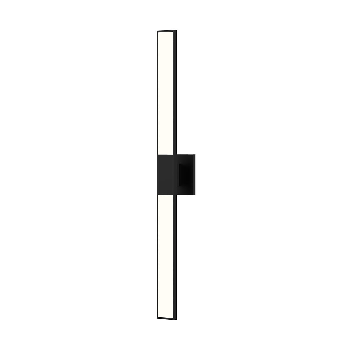 Sonneman Planes SATIN BLACK 2.5W x 32H Wall Sconce