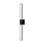 Sonneman Planes SATIN BLACK 2.5W x 32H Wall Sconce