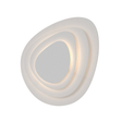Sonneman Abstract Panels TEXTURE WHITE 18W x 0H Wall Sconce