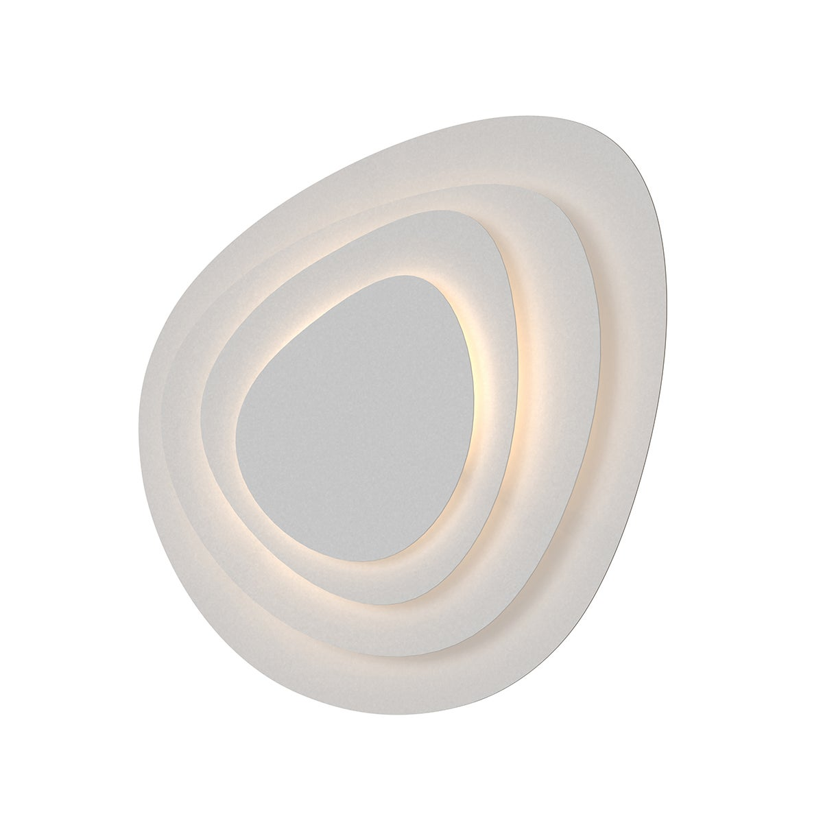 Sonneman Abstract Panels TEXTURE WHITE 18W x 0H Wall Sconce