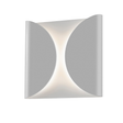 Sonneman Folds Textured Gray 8W x 8H Wall Sconce