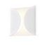 Sonneman Folds TEXTURE WHITE 8W x 8H Wall Sconce