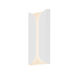 Sonneman Folds TEXTURE WHITE 6.5W x 13.75H Wall Sconce