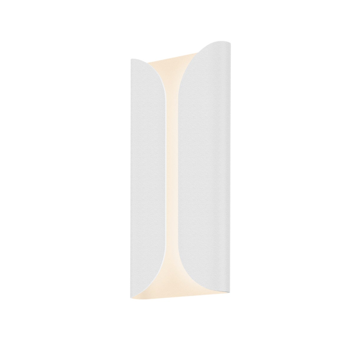 Sonneman Folds TEXTURE WHITE 6.5W x 13.75H Wall Sconce