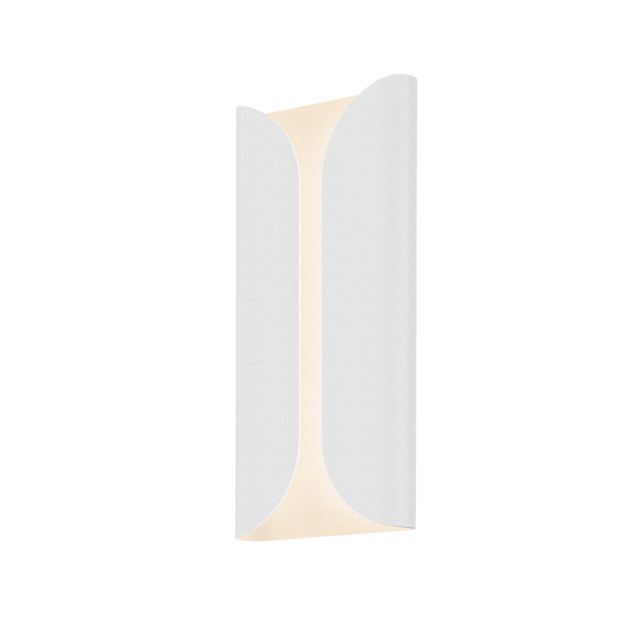 Sonneman Folds TEXTURE WHITE 6.5W x 13.75H Wall Sconce