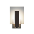 Sonneman Midtown TEXTURED BRONZE 7W x 10.75H Wall Sconce