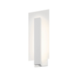 Sonneman Midtown TEXTURE WHITE 7W x 18H Wall Sconce