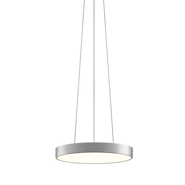 Sonneman Pi Bright Satin Aluminum 16W x 2H Pendant