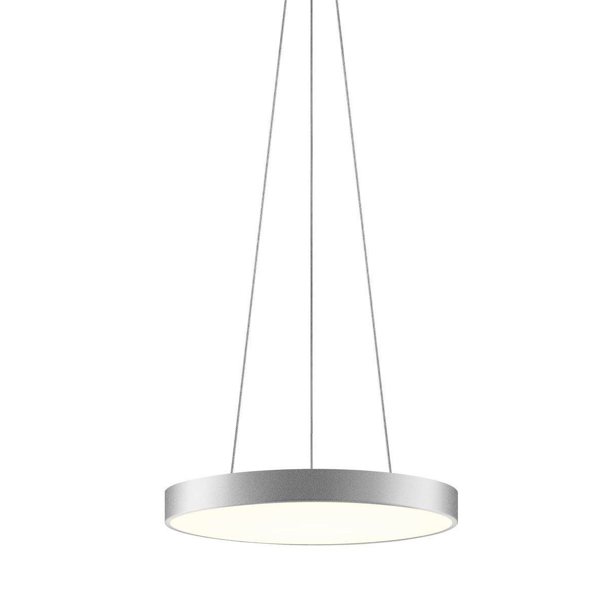 Sonneman Pi Bright Satin Aluminum 20W x 2H Pendant