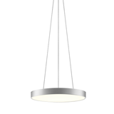 Sonneman Pi Bright Satin Aluminum 20W x 2H Pendant