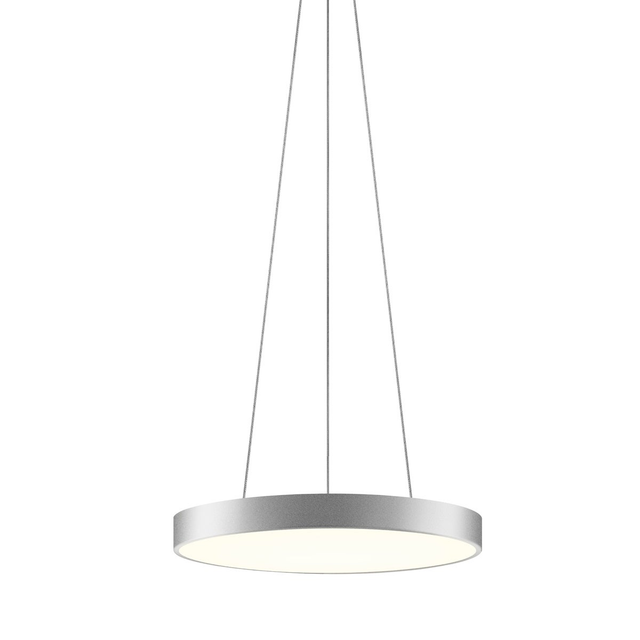 Sonneman Pi Bright Satin Aluminum 20W x 2H Pendant