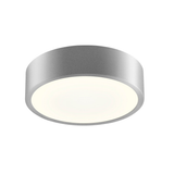 Sonneman Pi Bright Satin Aluminum 8W x 2H Semi-Flush Mount