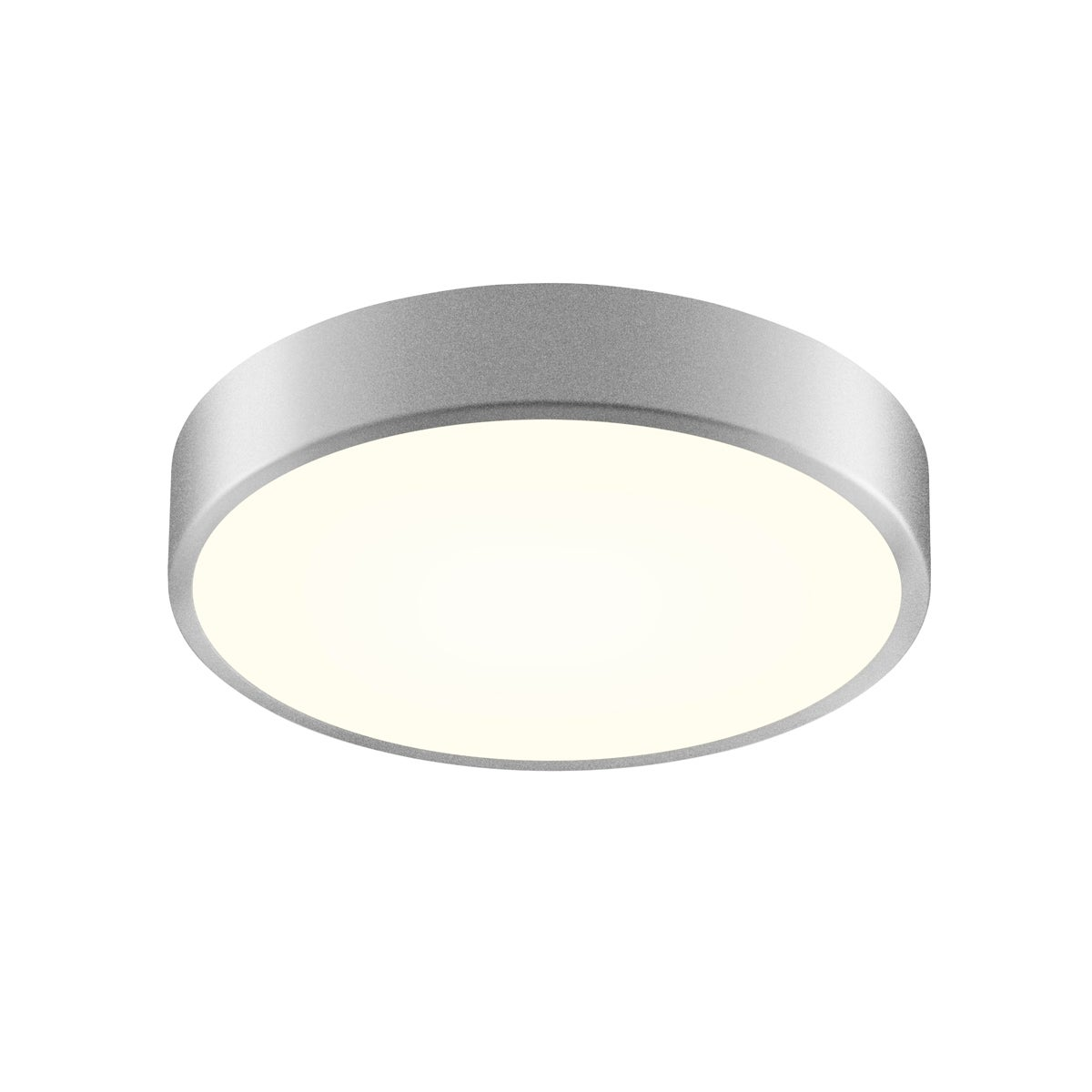 Sonneman Pi Bright Satin Aluminum 12W x 2H Semi-Flush Mount