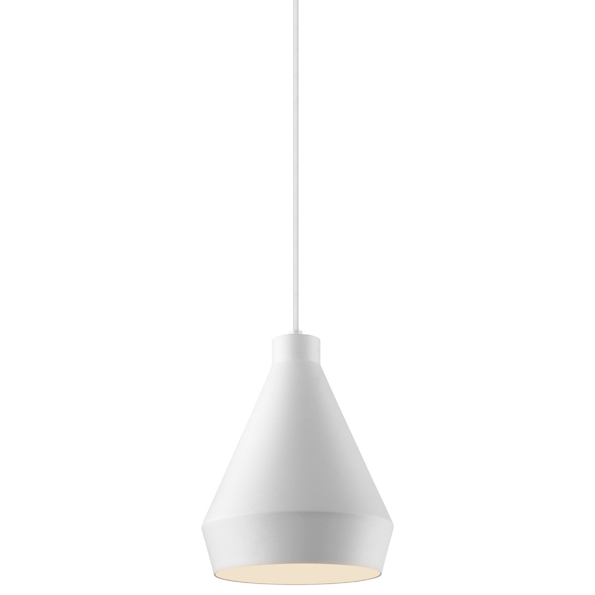 Sonneman Koma Satin White 9W x 11H Pendant