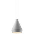 Sonneman Koma Bright Satin Aluminum 9W x 11H Pendant