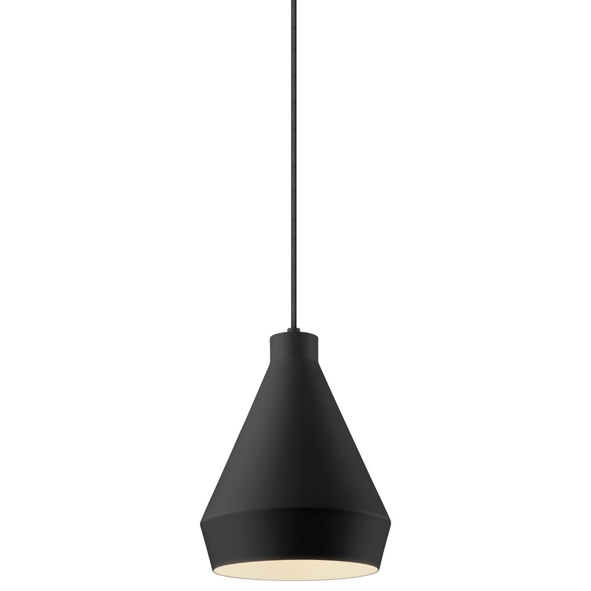 Sonneman Koma SATIN BLACK 9W x 11H Pendant