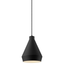Sonneman Koma SATIN BLACK 9W x 11H Pendant