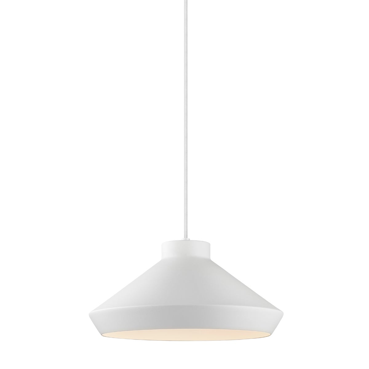 Sonneman Koma Satin White 15W x 7.25H Pendant