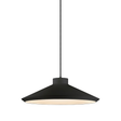 Sonneman Koma SATIN BLACK 22W x 7.75H Pendant
