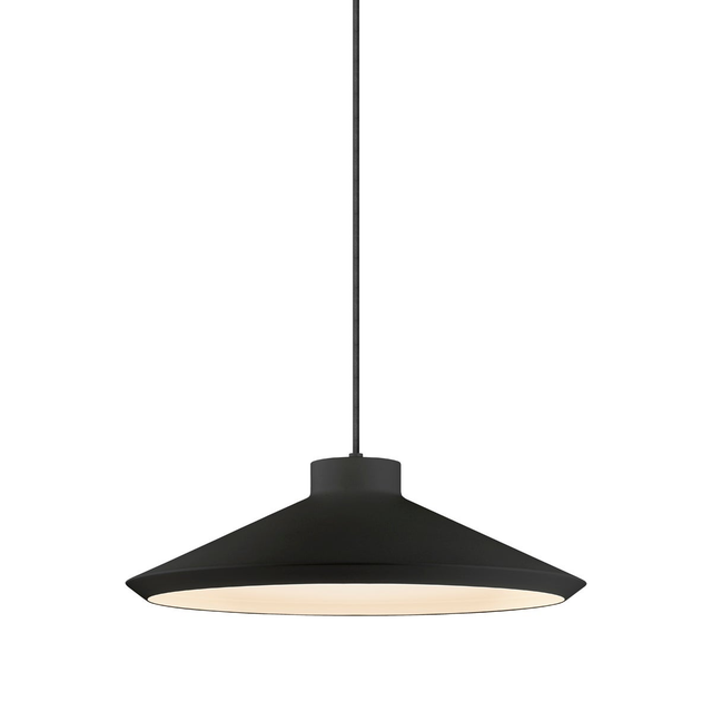 Sonneman Koma SATIN BLACK 22W x 7.75H Pendant