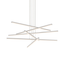 Sonneman Stix Bright Satin Aluminum 40W x 6H Pendant