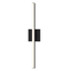 Sonneman Stix SATIN BLACK 0.75W x 24.75H Lighting