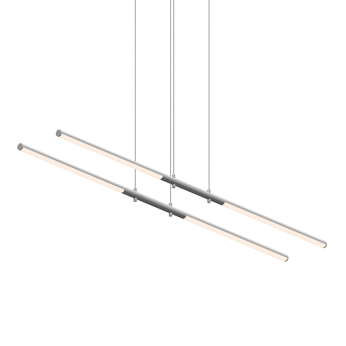 Sonneman Tik-Tak POLISHED CHROME 47.5W x 7.25L x 0.75H Pendant