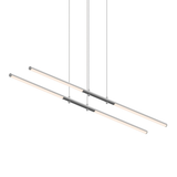Sonneman Tik-Tak POLISHED CHROME 47.5W x 7.25L x 0.75H Pendant