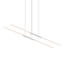 Sonneman Tik-Tak Satin White 47.5W x 7.25L x 0.75H Pendant