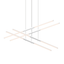 Sonneman Tik-Tak Satin White 47.5W x 47.5L x 0H Pendant