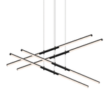 Sonneman Tik-Tak SATIN BLACK 47.5W x 47.5L x 0H Pendant