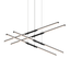 Sonneman Tik-Tak SATIN BLACK 47.5W x 47.5L x 0H Pendant