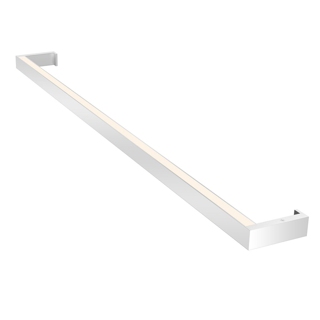 Sonneman Thin-Line Bright Satin Aluminum 36W x 1H Wall Sconce