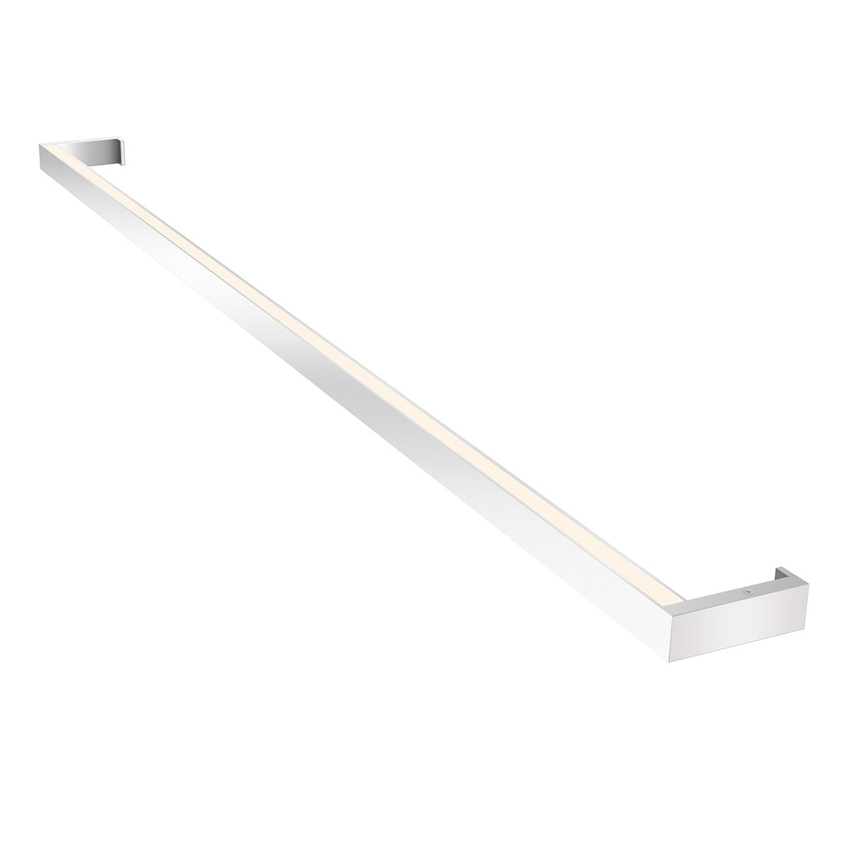 Sonneman Thin-Line Bright Satin Aluminum 48W x 1H Wall Sconce