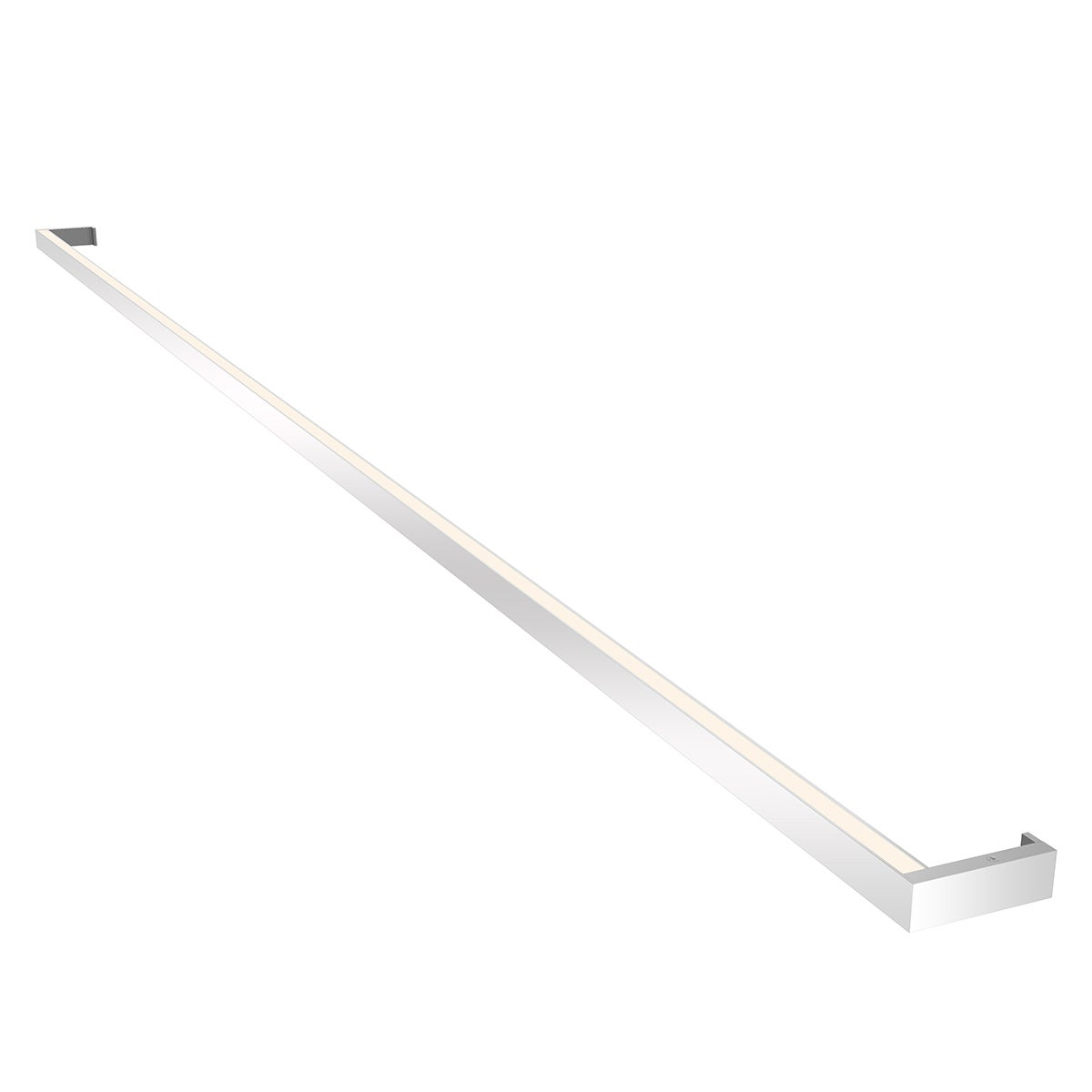 Sonneman Thin-Line Bright Satin Aluminum 96W x 1H Wall Sconce
