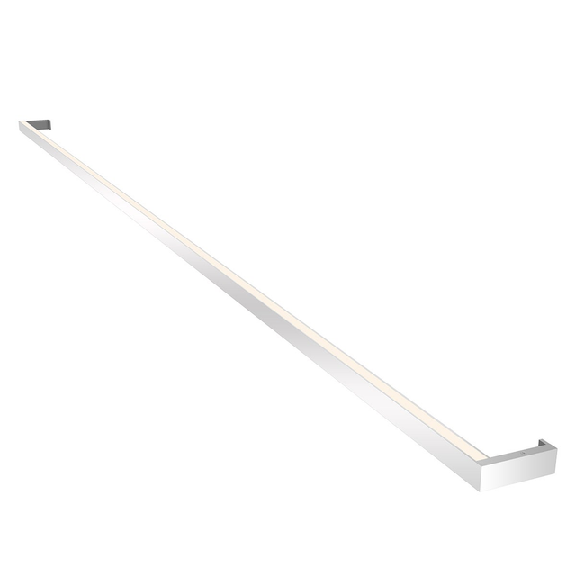Sonneman Thin-Line Bright Satin Aluminum 96W x 1H Wall Sconce