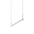 Sonneman Thin-Line Satin White 36W x 0.75L x 5H Pendant