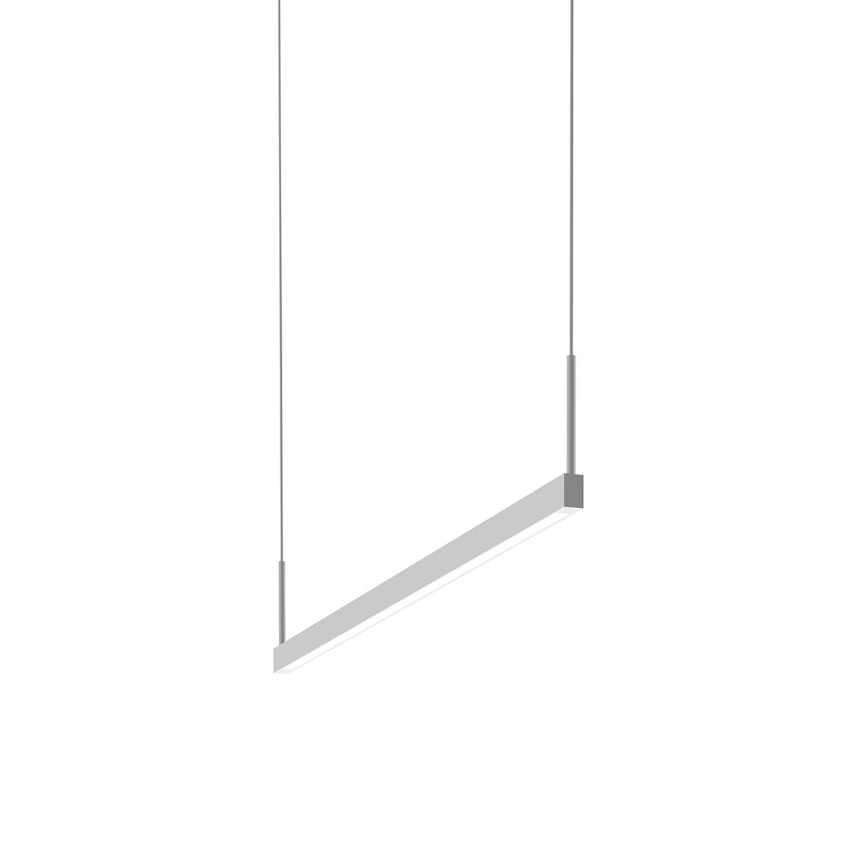 Sonneman Thin-Line Satin White 36W x 0.75L x 5H Pendant