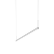 Sonneman Thin-Line Satin White 48W x 0.75L x 5H Pendant