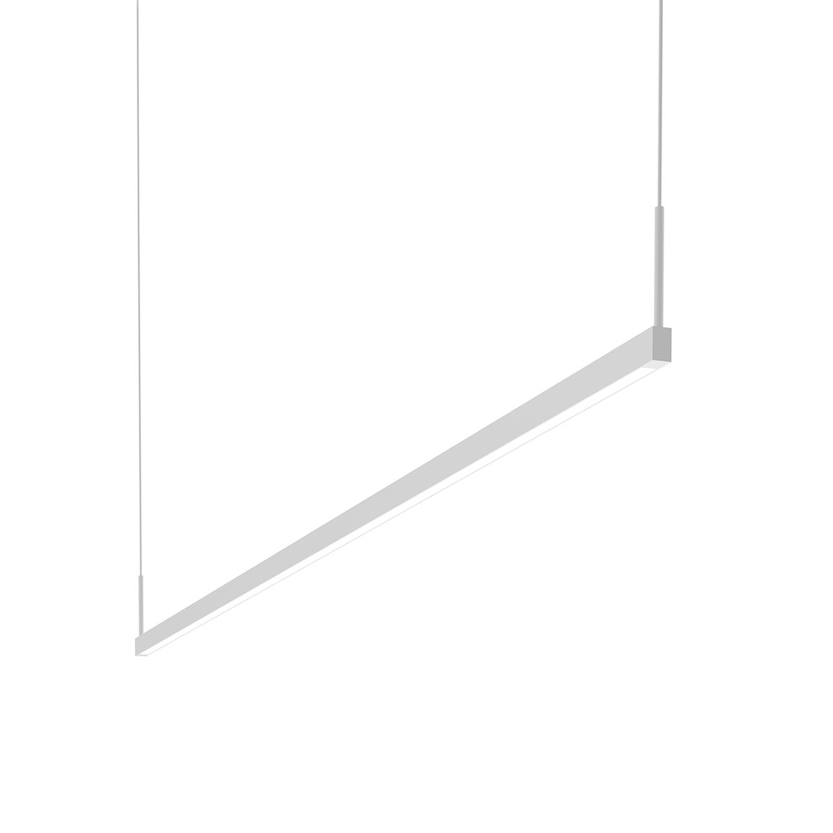 Sonneman Thin-Line Satin White 72W x 0.75L x 5H Pendant