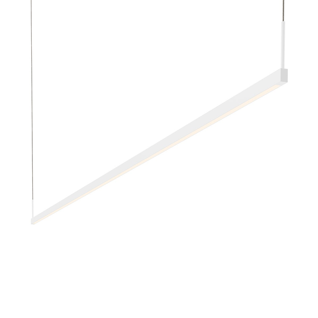Sonneman Thin-Line Satin White 96W x 0.75L x 5H Pendant