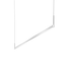 Sonneman Thin-Line Bright Satin Aluminum 72W x 0.75L x 5H Pendant