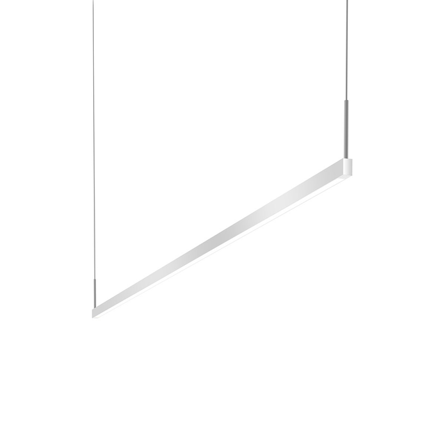 Sonneman Thin-Line Bright Satin Aluminum 72W x 0.75L x 5H Pendant