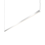 Sonneman Thin-Line Bright Satin Aluminum 96W x 0.75L x 5H Pendant