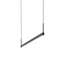 Sonneman Thin-Line SATIN BLACK 36W x 0.75L x 5H Pendant