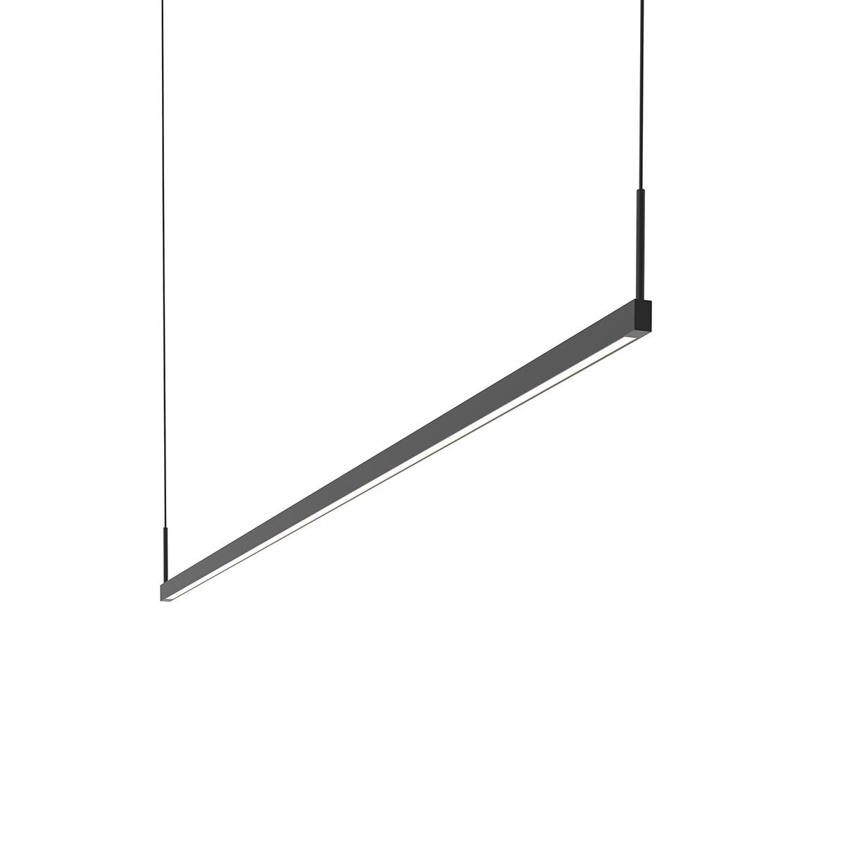 Sonneman Thin-Line SATIN BLACK 72W x 0.75L x 5H Pendant