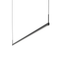 Sonneman Thin-Line SATIN BLACK 72W x 0.75L x 5H Pendant