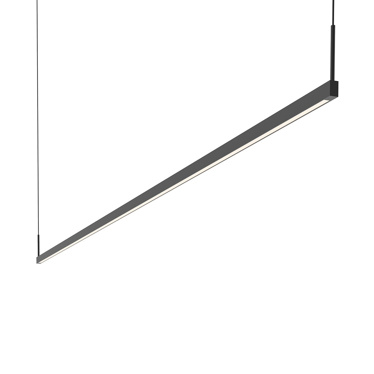 Sonneman Thin-Line SATIN BLACK 96W x 0.75L x 5H Pendant